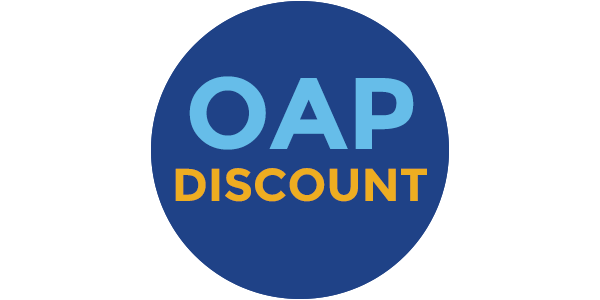 OAP Discount Available!
